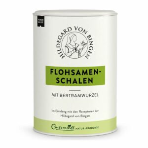 Flohsamenschalen mit Bertramwurzel