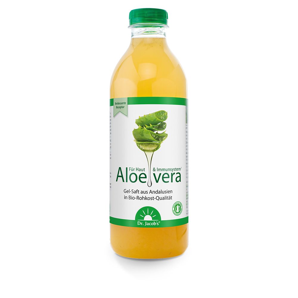 Dr. Jacob's Aloe-Vera-Gel-Saft Bio Rohkost-Qualität Vitamin C Acerola