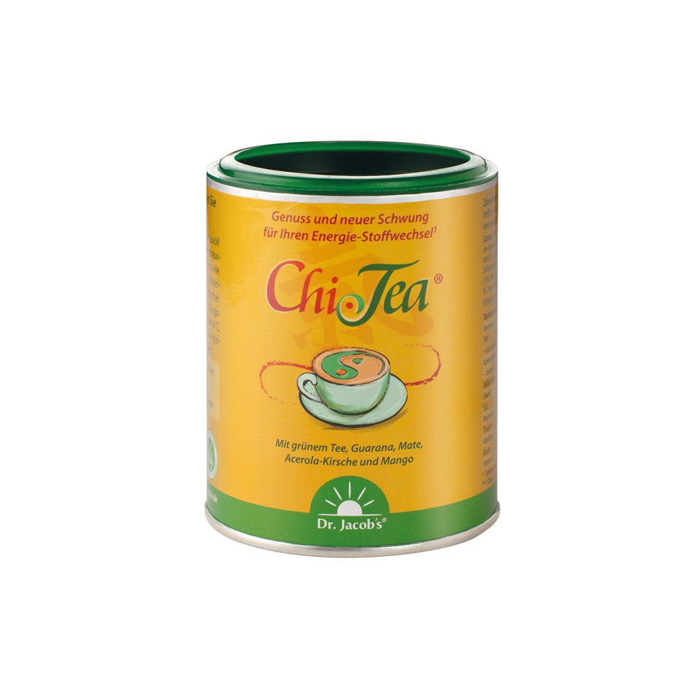 Dr. Jacob's Chi-Tea – grüner Tee Kaffee Mate Guarana Acerola Mango