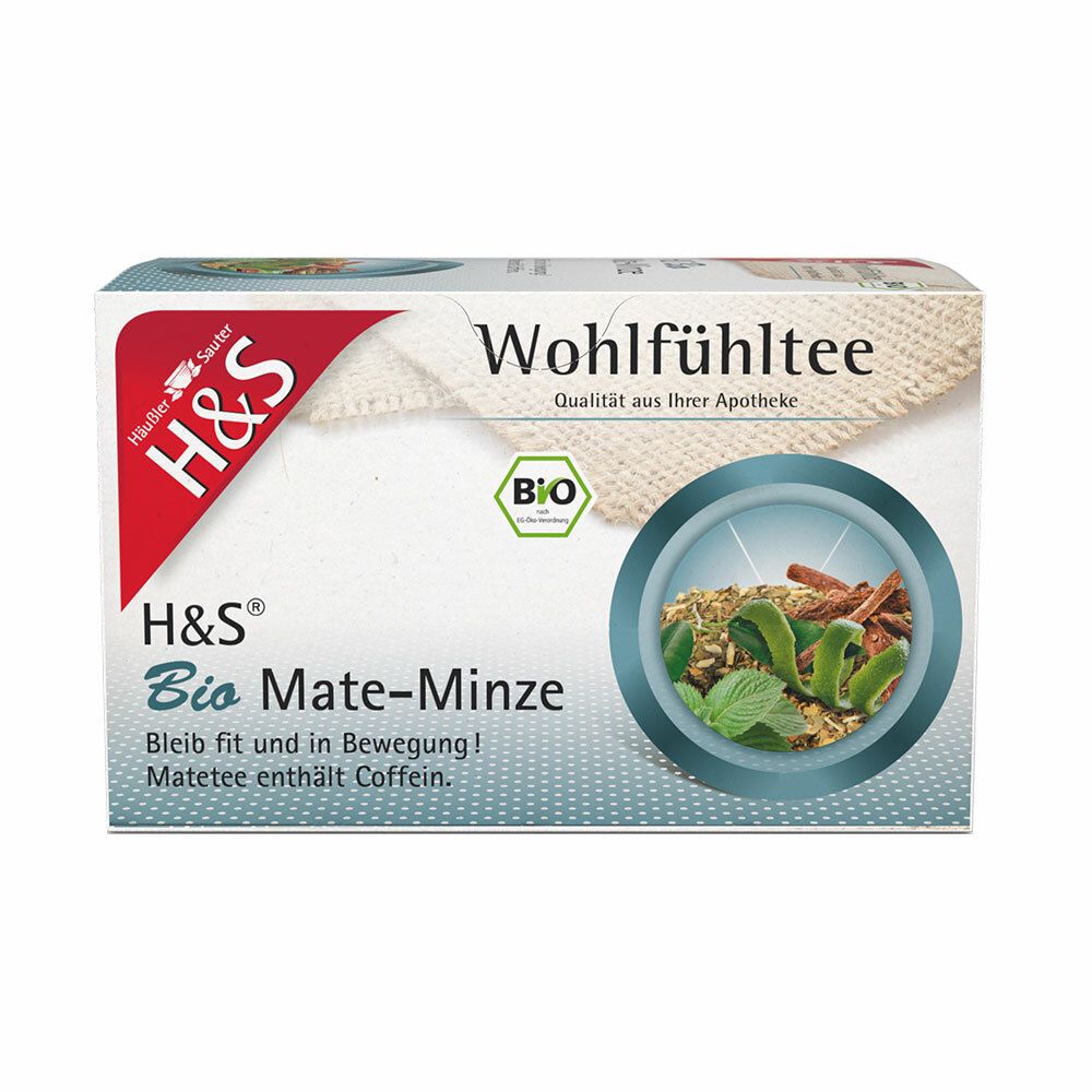 H&S Wohlfühltee Bio Mate-Minze