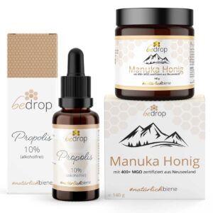 bedrop: Manuka Set | Manuka Honig MGO 400 + Manuka/Propolis/Anis Halsspray