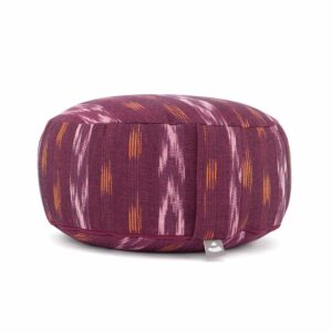 Ethno Collection: Meditationskissen Rondo Ikat-Webstoff