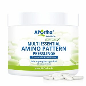 APOrtha® Multi essential Amino Pattern - Aminosäuren EAA mit Bcaa - vegane Presslinge