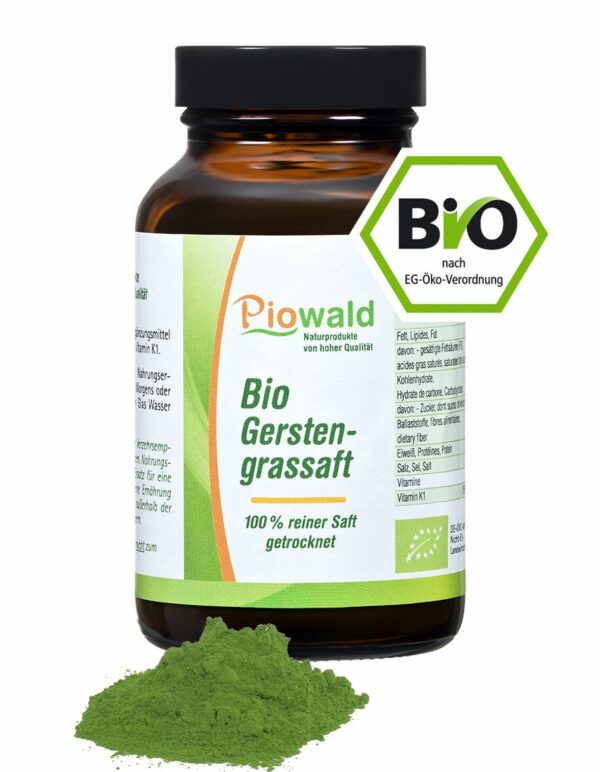 Piowald BIO Gerstengrassaft Pulver