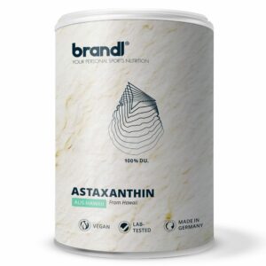 brandl® Astaxanthin hochdosiert mit Antioxidantien aus Hawaii | Premium Kapseln extern laborgeprüft