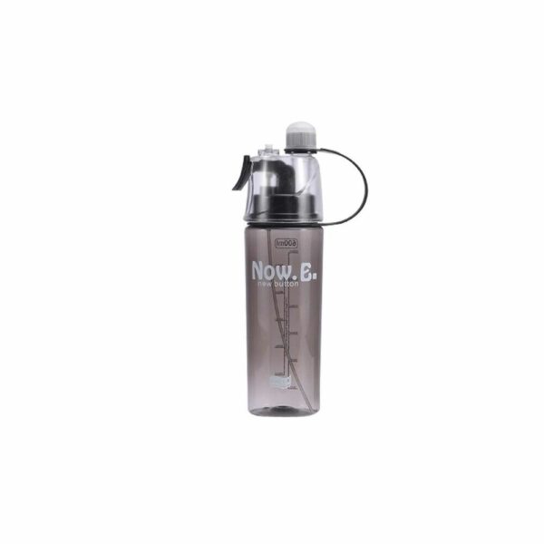 Sport-Knight® Wasserflasche / Shaker Schwarz 400ml