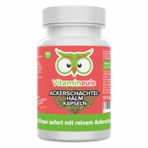 Ackerschachtelhalm Kapseln - hochdosiert - Qualität aus Deutschland - ohne Zusätze - Vitamineule®