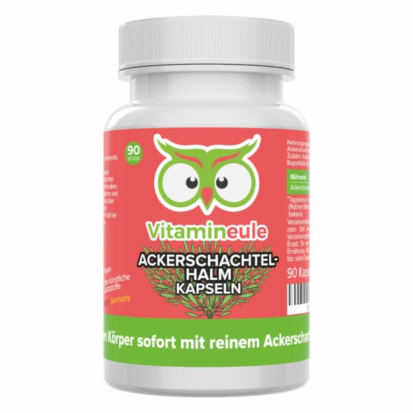 Ackerschachtelhalm Kapseln - hochdosiert - Qualität aus Deutschland - ohne Zusätze - Vitamineule®