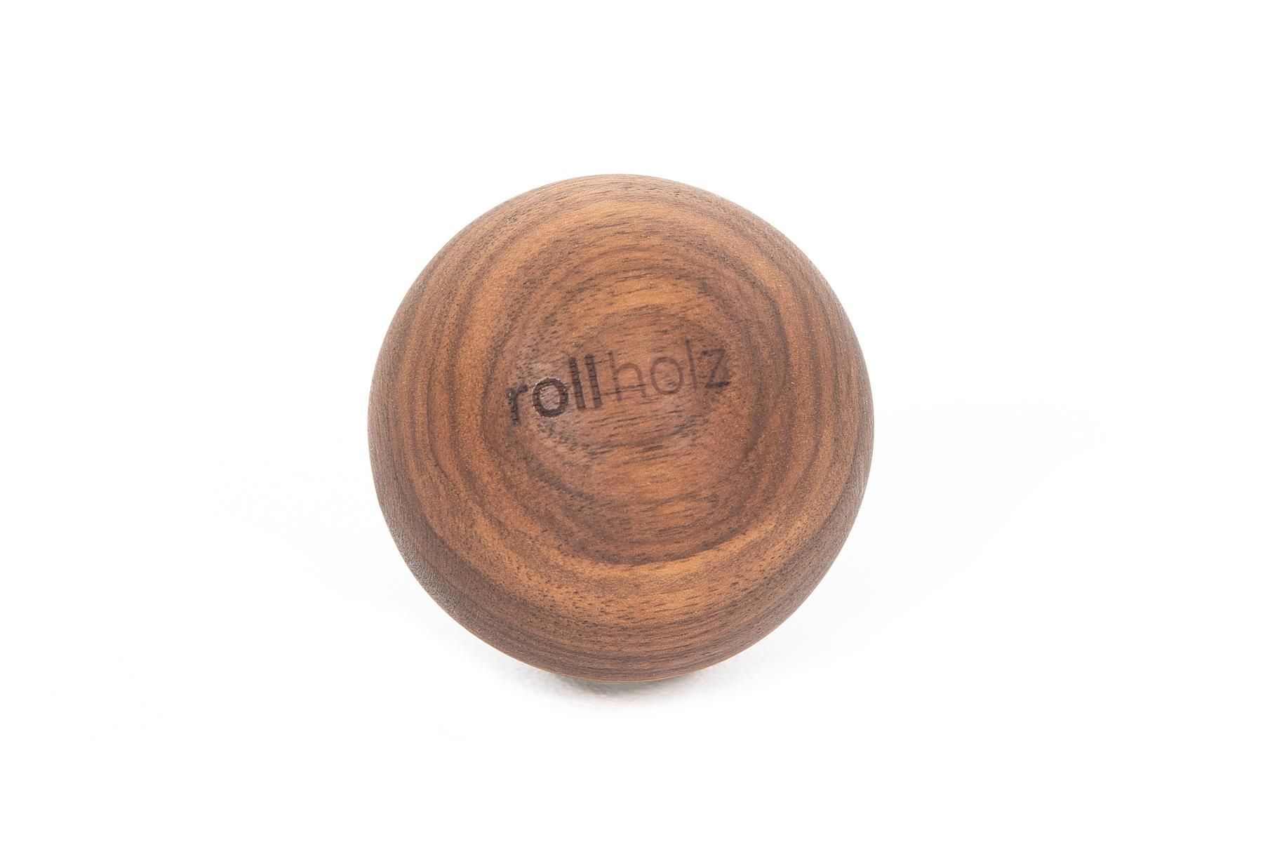 rollholz Faszienball 7 cm Kugel Walnuss