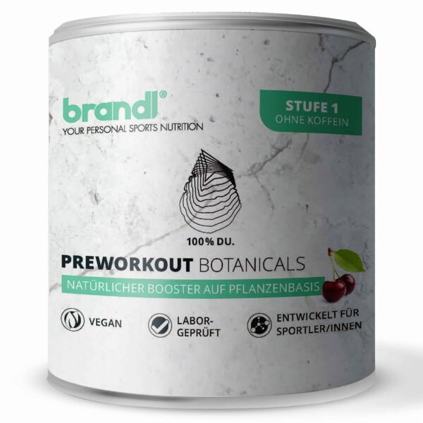 brandl® Superfood Pre Workout Booster ohne Koffein | Ashwagandha