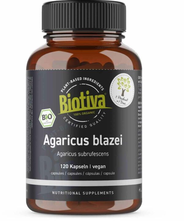 Biotiva Agaricus blazei Kapseln Bio