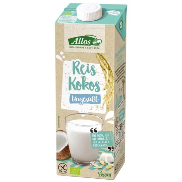 Reis-Kokos Drink ungesüÃŸt