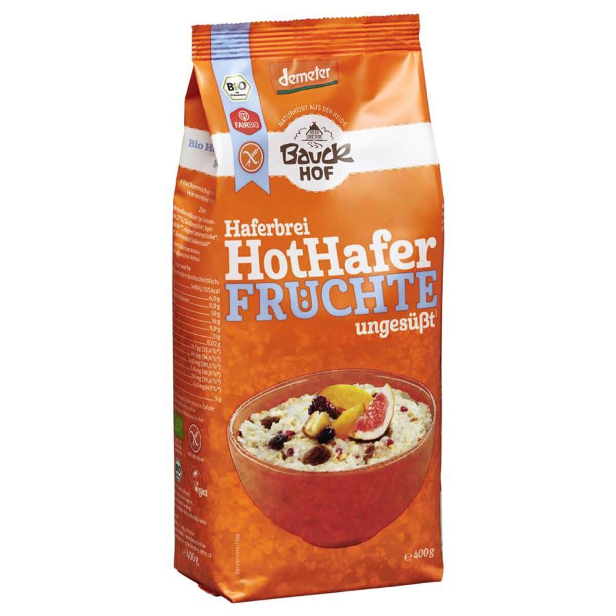 Hot Hafer Früchte Brei