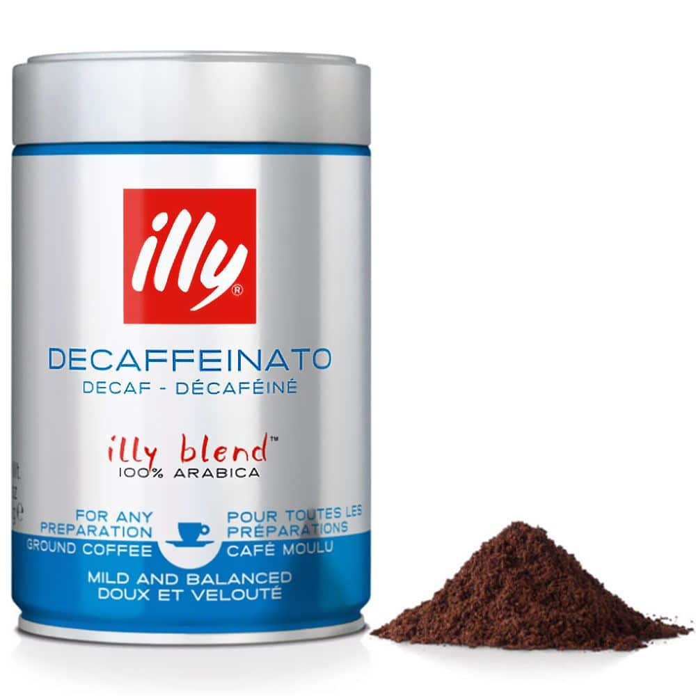 illy Espresso decaffeinato gemahlen