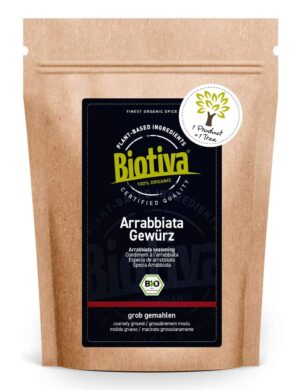 Biotiva Arrabbiata Gewürz grob gemahlen Bio