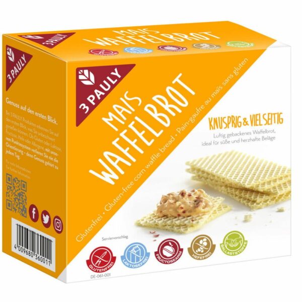 Mais Waffelbrot