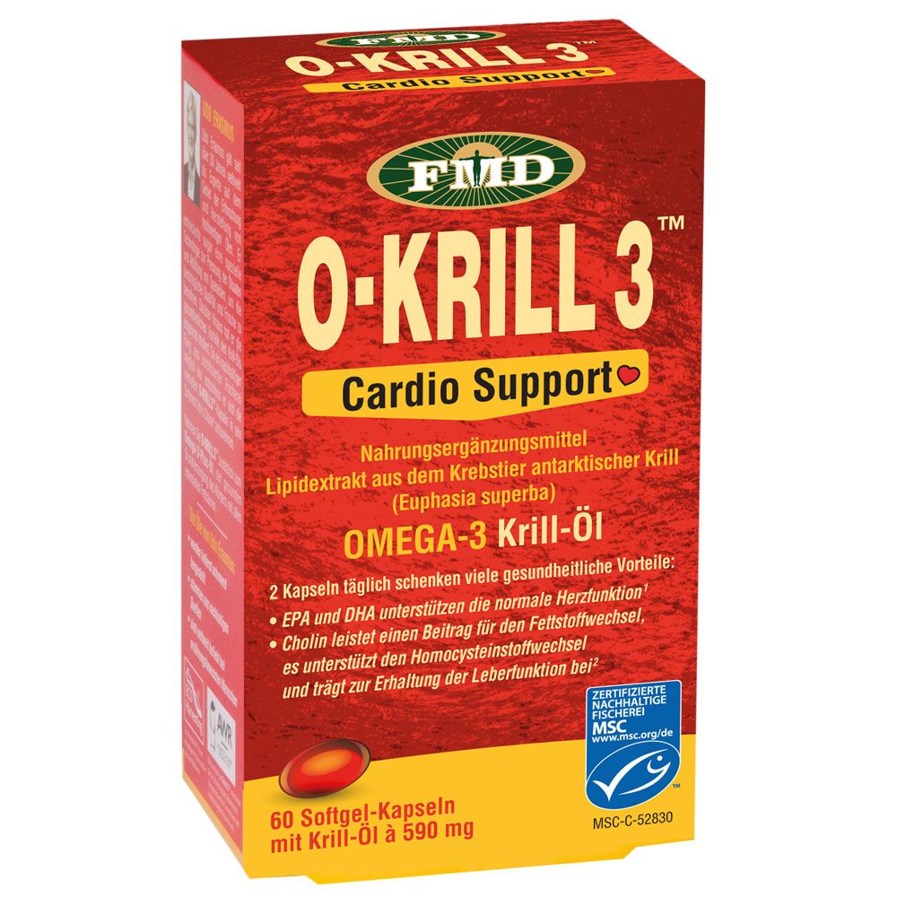 Krillöl O-Krill 3 Cardio Support von FMD