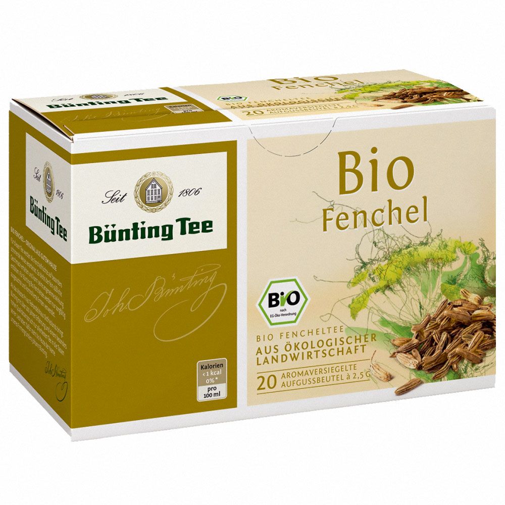 Bünting Bio Fenchel Tee Beutel (2