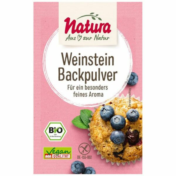 Natura Weinstein Backpulver BIO glutenfrei